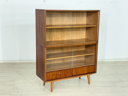 Mid-century display cabinet, sideboard, display cupboard, shelf, vintage 1964