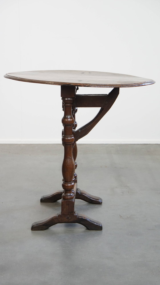 Image 1 of 17th Century Antique Folding Table/Side Table
