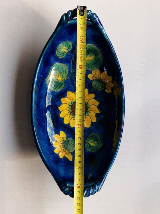 Image 1 of Ciotola-Plateau-maiolica.Hindelanger Keramik.60'Germania.