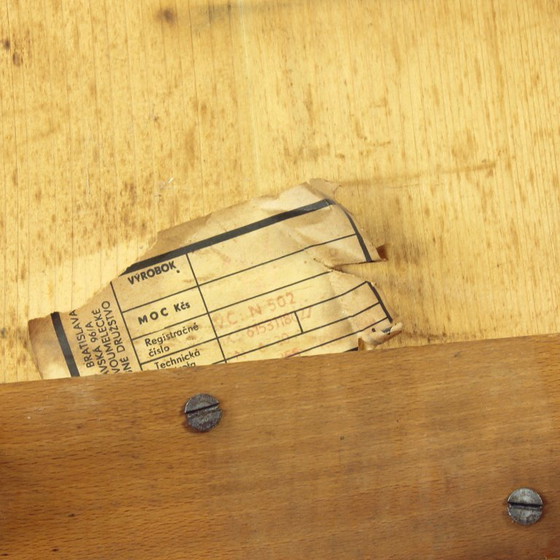 Image 1 of Chaise de salle à manger en bois de style folklorique, Tchécoslovaquie, années 1970