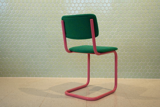 Ahrend de Cirkel redessiné – Chaises de salle à manger, Laine, Métal (photo 4 of 6)