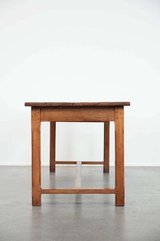 Image 1 of Large antique French farm dining table for 6 to 8 people