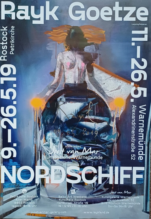 Póster de exposición Rayk Goetze Nordschiff