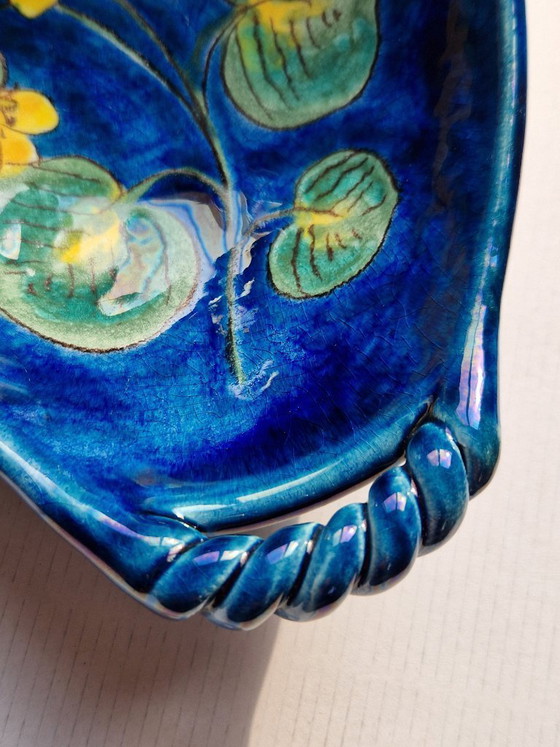 Image 1 of Ciotola-Plateau-maiolica.Hindelanger Keramik.60'Germania.