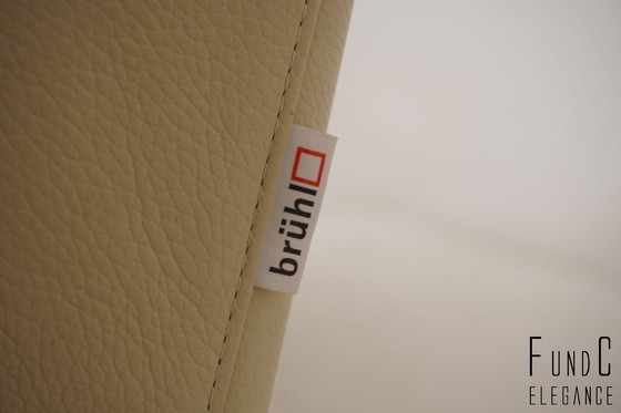 Image 1 of Canapé-lit multifonctionnel en cuir beige Moule de Brühl & Sippold