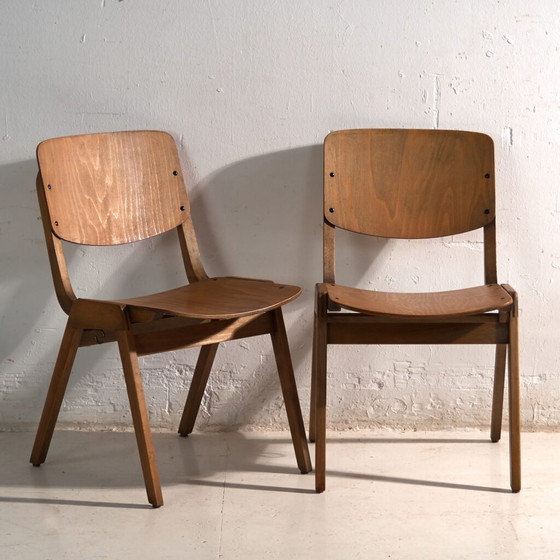 Poltrone lounge Thonet vintage (c.1950). Set di 2 pezzi – Mid Century Modern (photo 4 of 40)