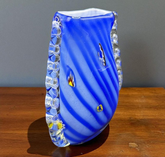 Image 1 of Murano - Murano vaas toegeschreven aan Barovier & Toso, jaren 1950, Art Deco stijl