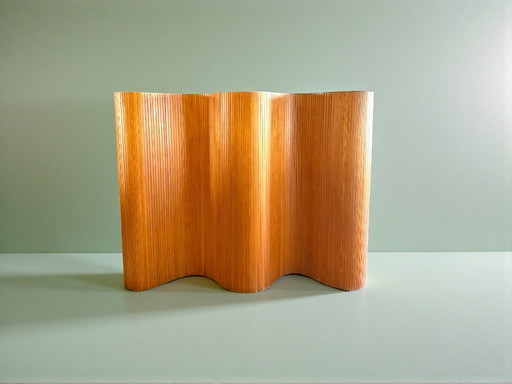 Grande schermo avvolgibile in faggio di Baumann, anni '30