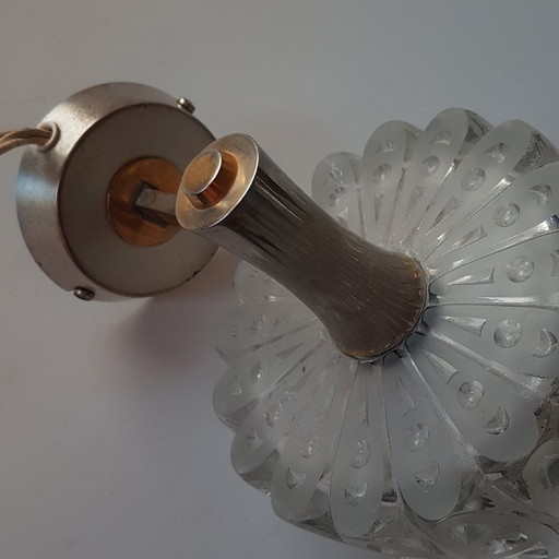 Mid-Century Modern Cut Crystal Wall Lamp, 1960s – wandlampen, Metal (photo 2 of 10)