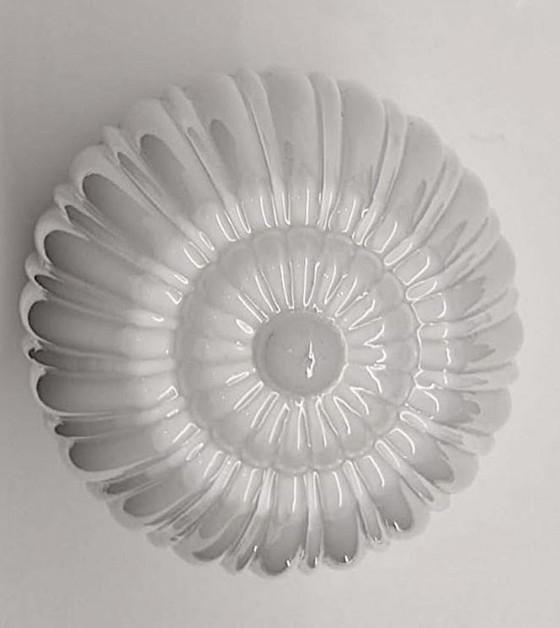 Image 1 of Retro ceiling lamp opal glass