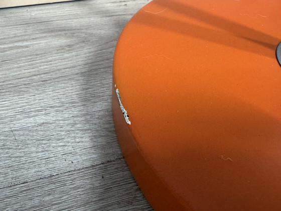 Image 1 of Vintage oranje vloerlamp in space age stijl