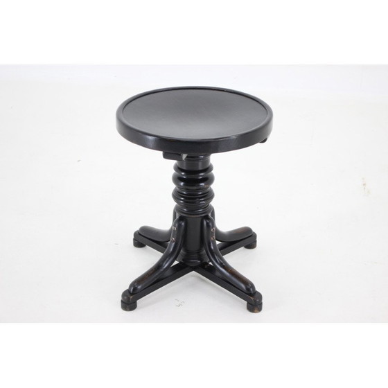 Image 1 of Vintage swivel piano stool No.6 by Thonet, Czechoslovakia 1950s