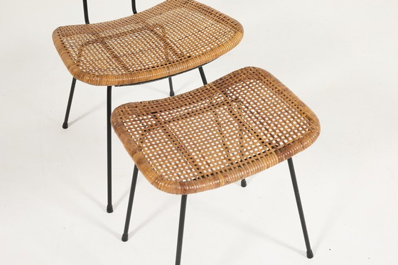Image 1 of Set di sedie italiane in stile Mid-Century Modern degli anni '60.