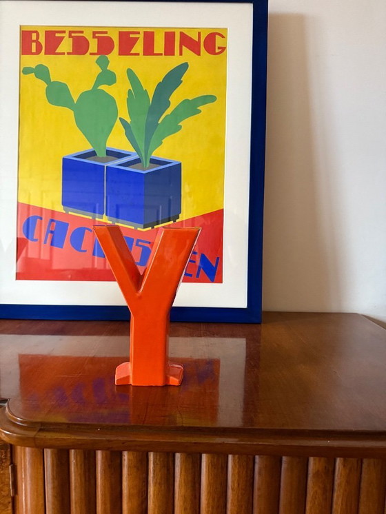 Image 1 of Vaso solifleur in ceramica a forma di lettera Y, Marcel Radureau Francia, 1970 ca. 1970