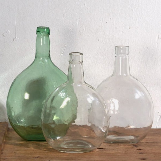 Antike Glasvasen (ca. 1920). 3-teiliges Set #12 (photo 5 of 10)