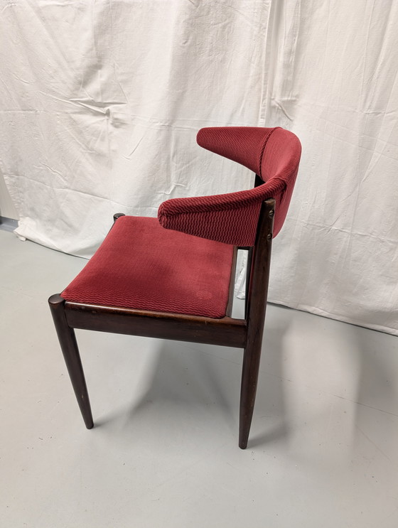 Image 1 of 6 A.W.A. Mid Century Dutch Design Kuhhorn Esszimmerstühle