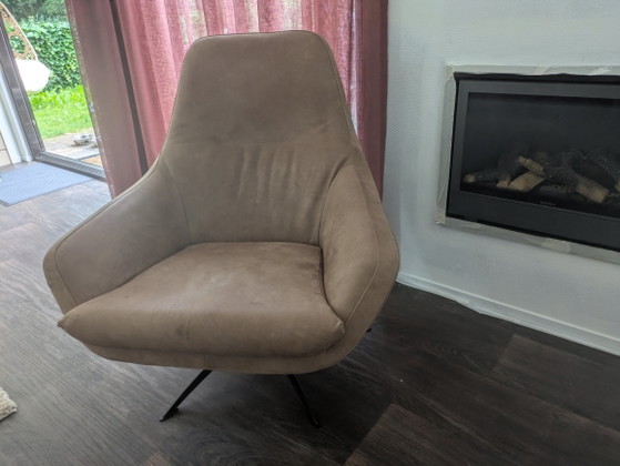 Image 1 of Fauteuil en cuir Dyyk