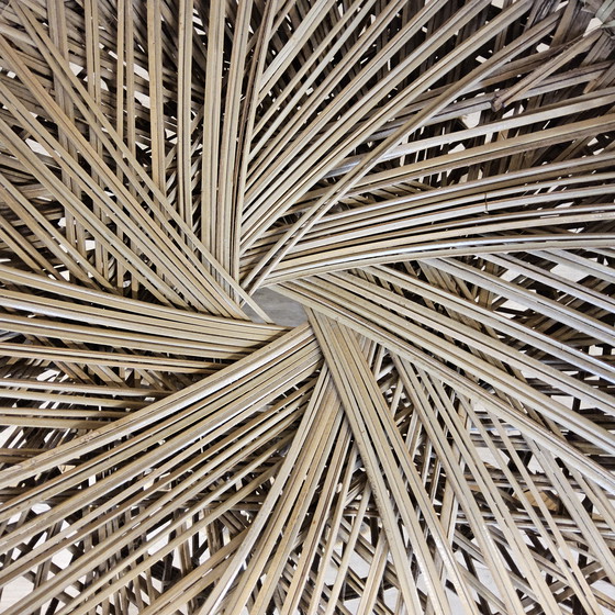 Image 1 of Vintage Rotan Peacock chair Emmanuelle / Pauwen stoel (H150cm) 