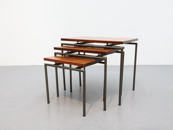 Image 1 of Vintage nesting tables mimi set rosewood