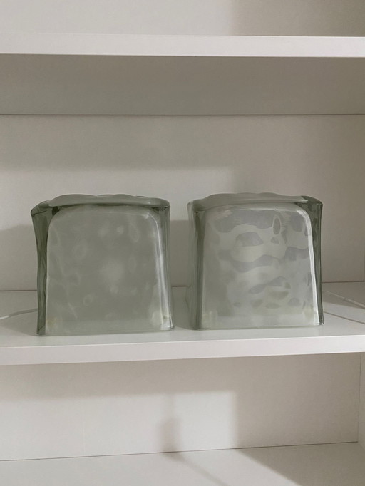 Zwei einzigartige IKEA-Lampen, Iviken, Ice Cubes