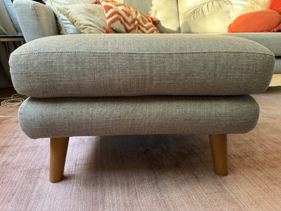 Image 1 of Dreisitzer-Sofa + Hocker (Sofafirma)