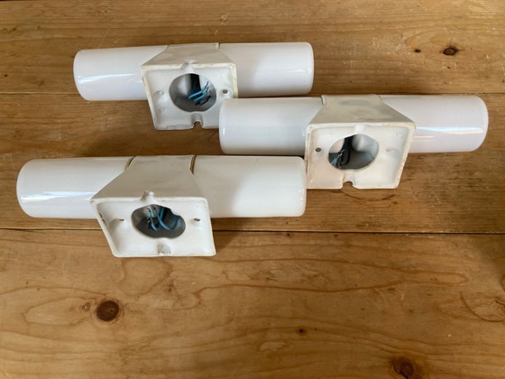 Image 1 of 3x wandlamp, model: Wagenfeld 6064