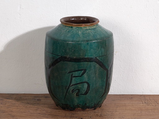 Jarrón chino antiguo (aprox. 1820) #13
