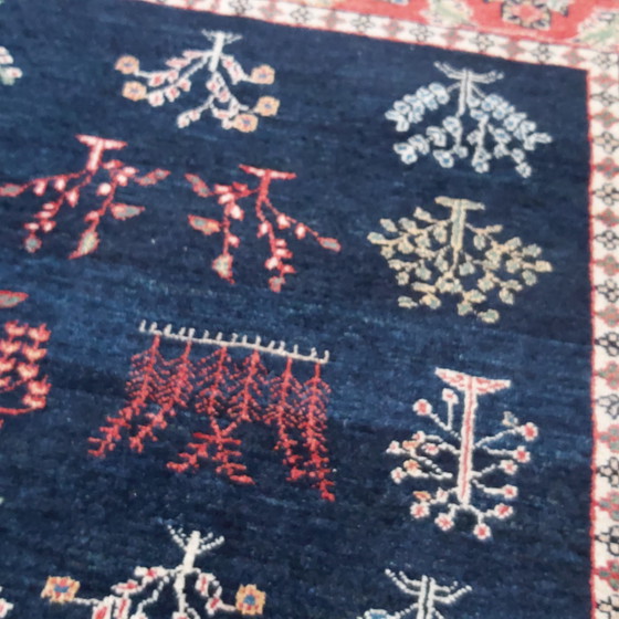 Image 1 of Alfombra persa iraní pequeña hecha a mano Bakhtiari