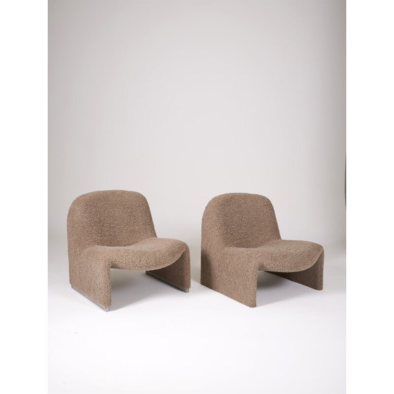 Image 1 of Pair of vintage Alky armchairs by Giancarlo Piretti for Artifort, Italy 1970