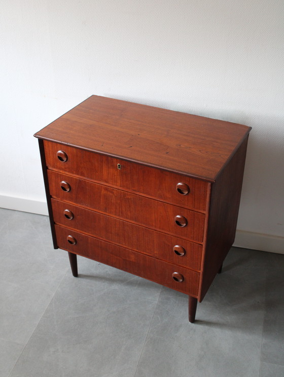 Image 1 of Cassettiera danese vintage in teak