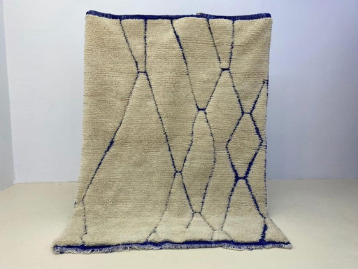 Tapis Beni Ouarain en laine authentique 250cmx150cm