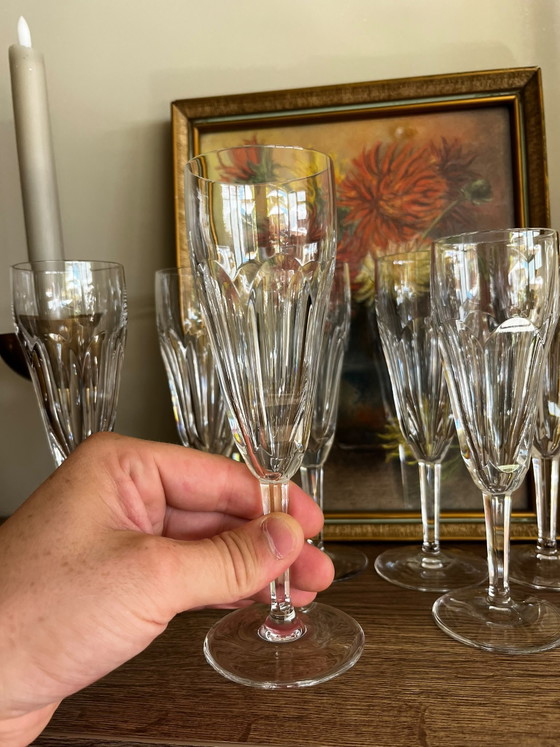 Val Saint Lambert 8 Pieces – Glass & Decanter, Crystal, Glass (photo 7 of 11)