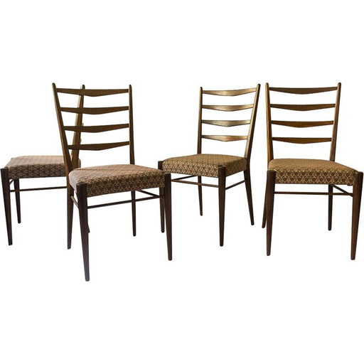Ensemble vintage de 5 chaises ST09 par Cees Braakman 1960s