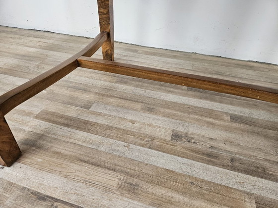 Image 1 of Extendable Art Deco table in olive root