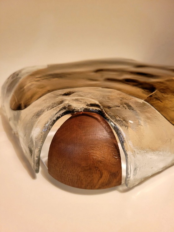 Image 1 of Gran lámpara de techo o de pared de cristal de Murano de Kaiser Leuchten