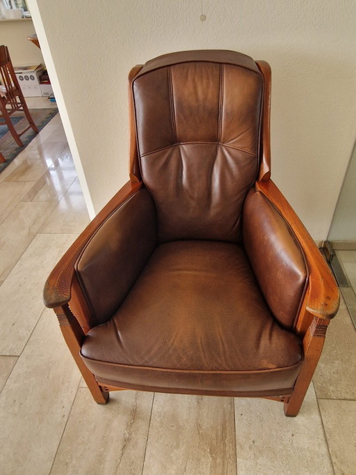 Schuitema Jugendstil Art Nouveau Design Herenfauteuil