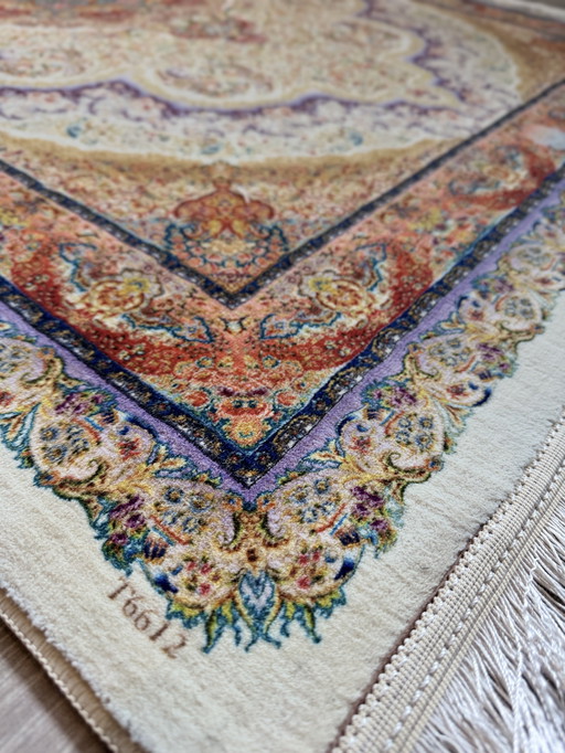 Tappeto iraniano con seta (100x150 cm)