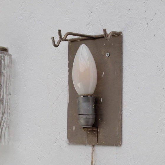 Image 1 of Lámparas de pared de cristal de Murano, Italia, década de 1970