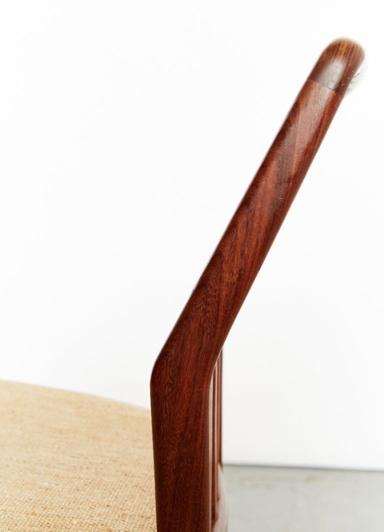 Image 1 of Svend Åge Madsen Teak Dining Chairs for Nørre Broby Maskinsnedkeri