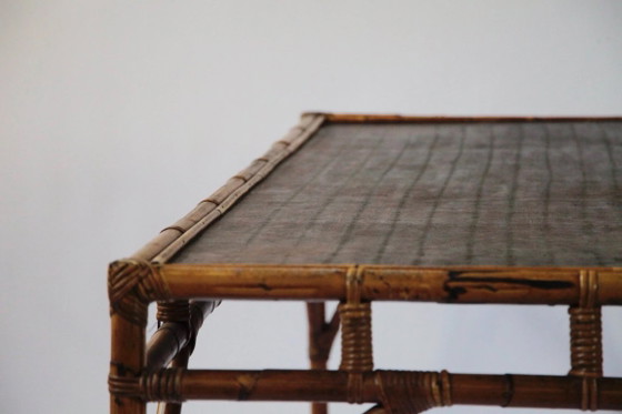 Essgruppe aus Bambus im Chippendale-Stil, Italien, ca. 1970er Jahre – Esszimmergarnitur, Bamboo (photo 6 of 19)