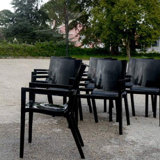 Set 10 Sedie Driade Deville Sedia Poltroncina By Christophe Pille – Poltrone, Plastica (photo 11 of 13)