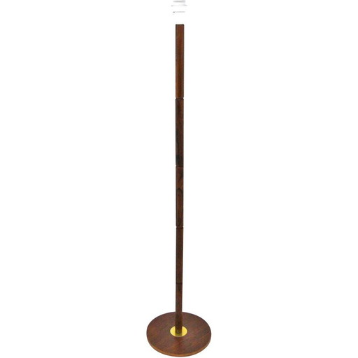 Scandinavische staande lamp in rozenhout, Zweden 1960