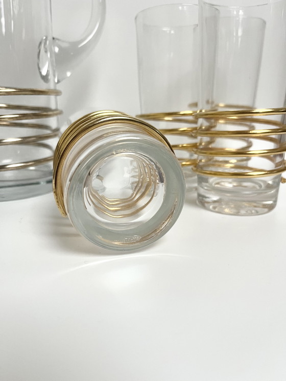 Image 1 of French vintage glassware set – Reims, 1960s