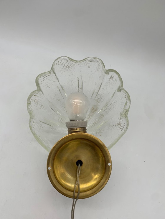 Image 1 of applique singola, lampade da parete di murano attribuita a Seguso