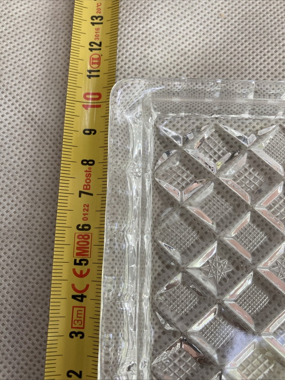 Image 1 of Crystal sugar tray and milk jug set