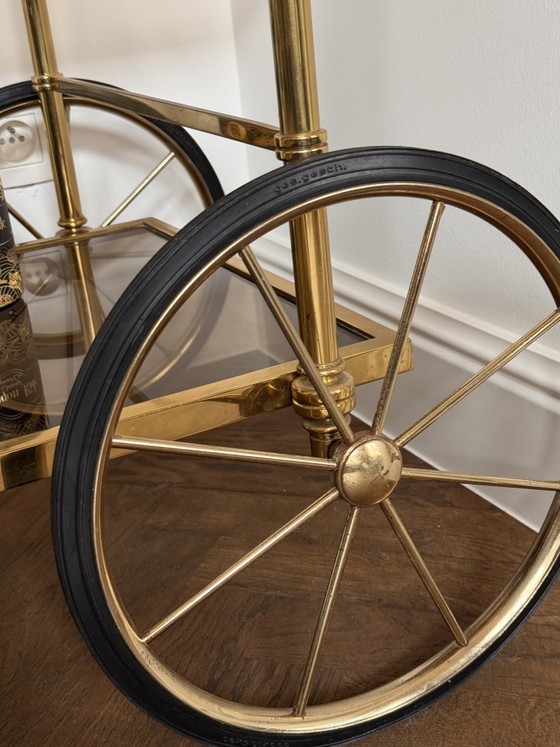Image 1 of Antieke vintage serveerwagen 