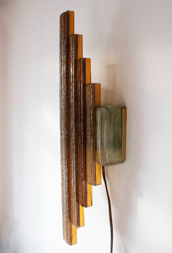 Image 1 of Vintage Albano Poli Poliarte murano lamp uit 1974