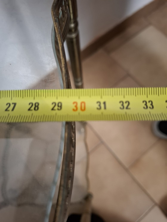 Image 1 of Carrello Bar vintage anni 60s in ottone en vetro