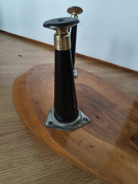 Image 1 of Table d'appoint vintage style tronc d'arbre, design Aubock