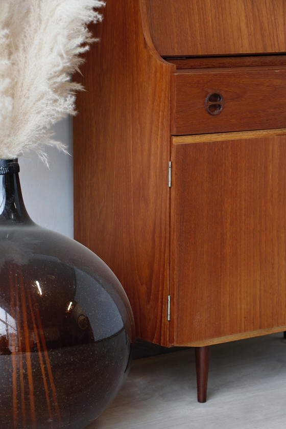 Image 1 of English teak desk - 1960s